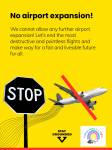 No airport expansion!